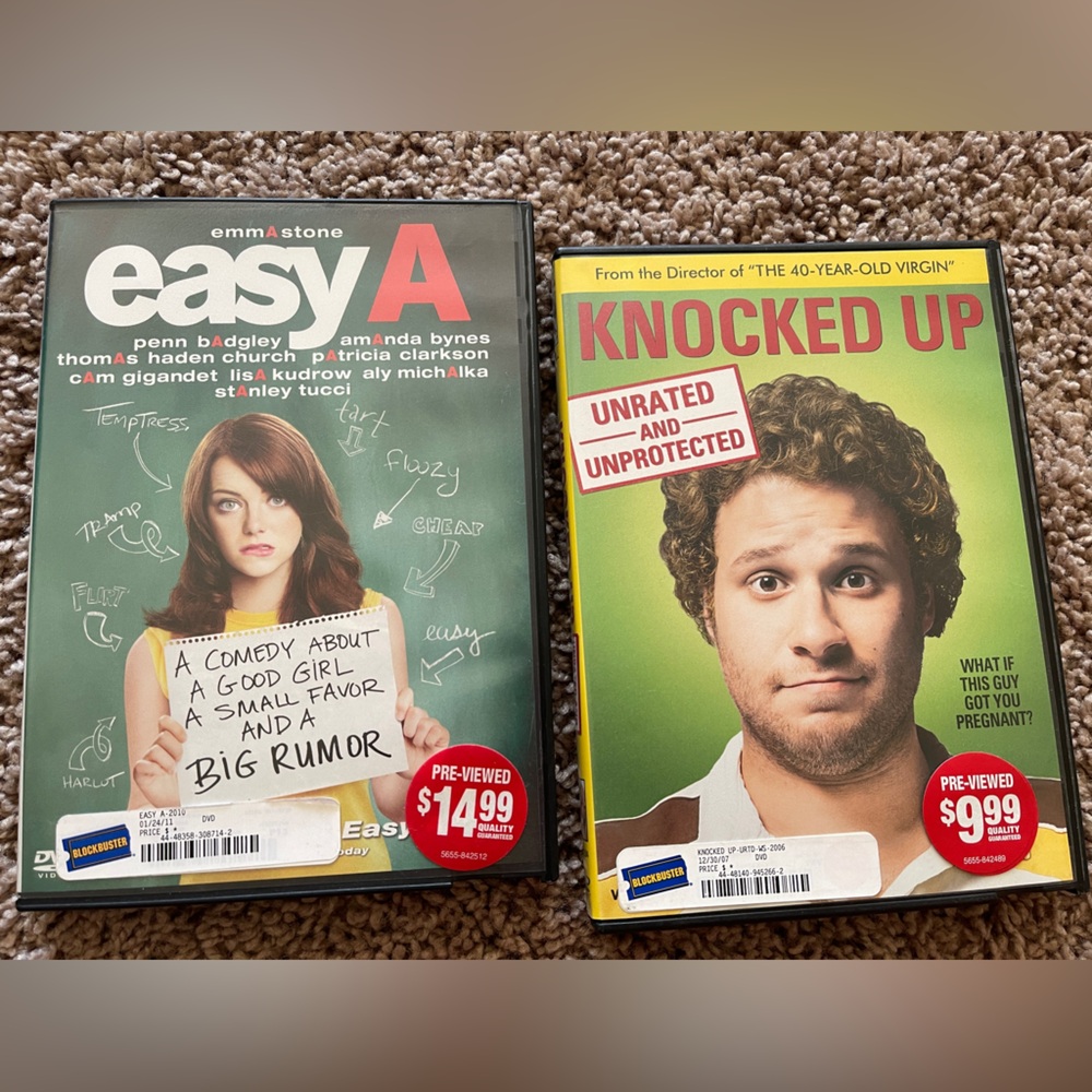 Easy A and Knocked Up DVD Set